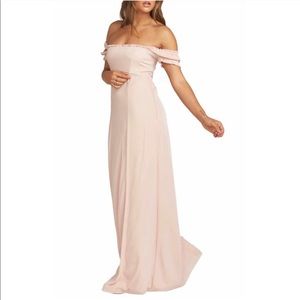 Show Me Your MuMu Brittany Off the Shoulder Dress